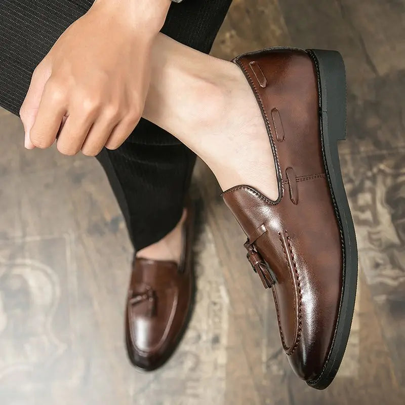 Men's Casual Leather Loafers – Sophisticated Everyday Comfort