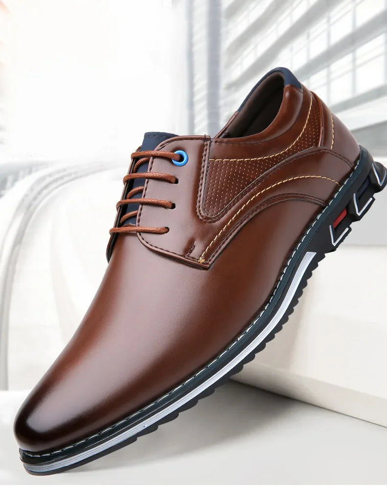 Men’s Casual Leather Shoes – Comfortable and Versatile Design