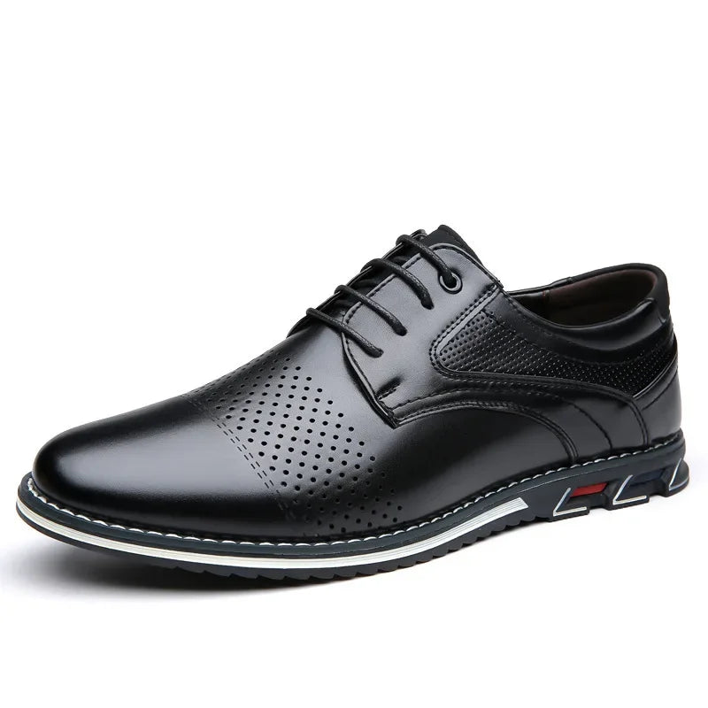 Men’s Casual Leather Shoes – Comfortable and Versatile Design