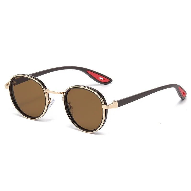 Klassnum Roma Noir – Vintage Round Sunglasses