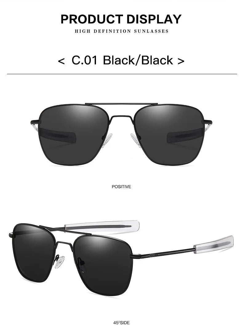ShangeWFJia Monaco Pilot – Polarized Sunglasses