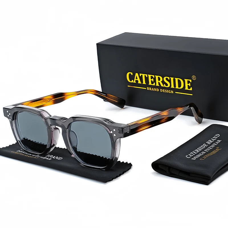 Caterside London Noir – Square Punk Sunglasses
