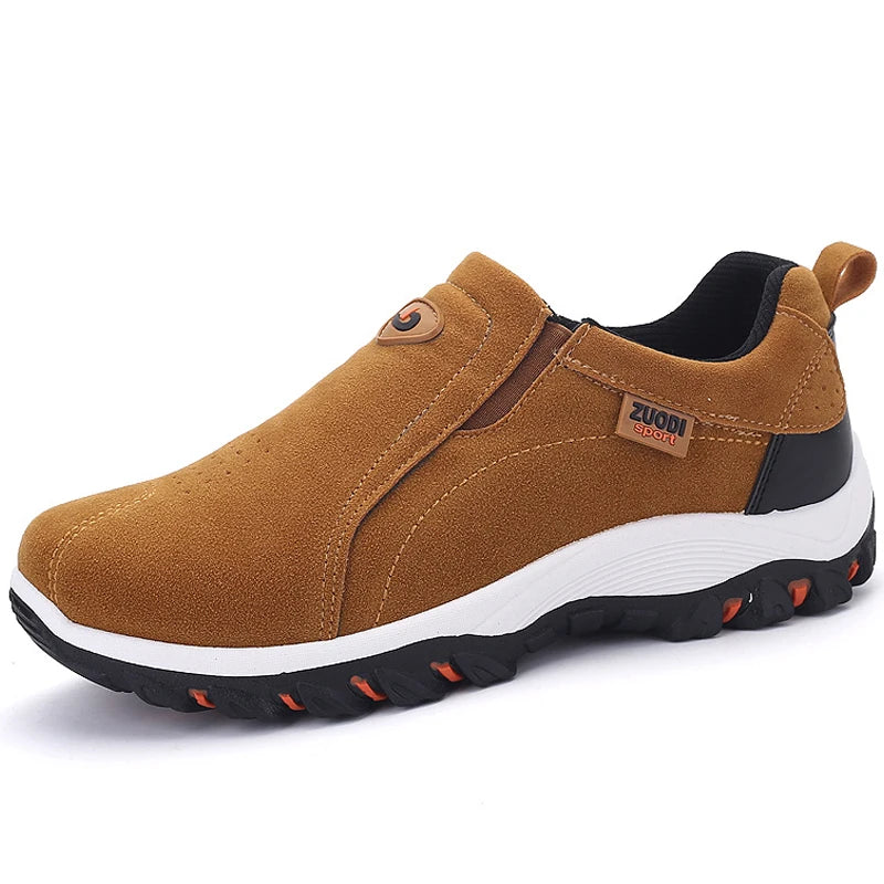 Men’s Leather Loafers Slip-On – Lightweight and Breathable Comfort