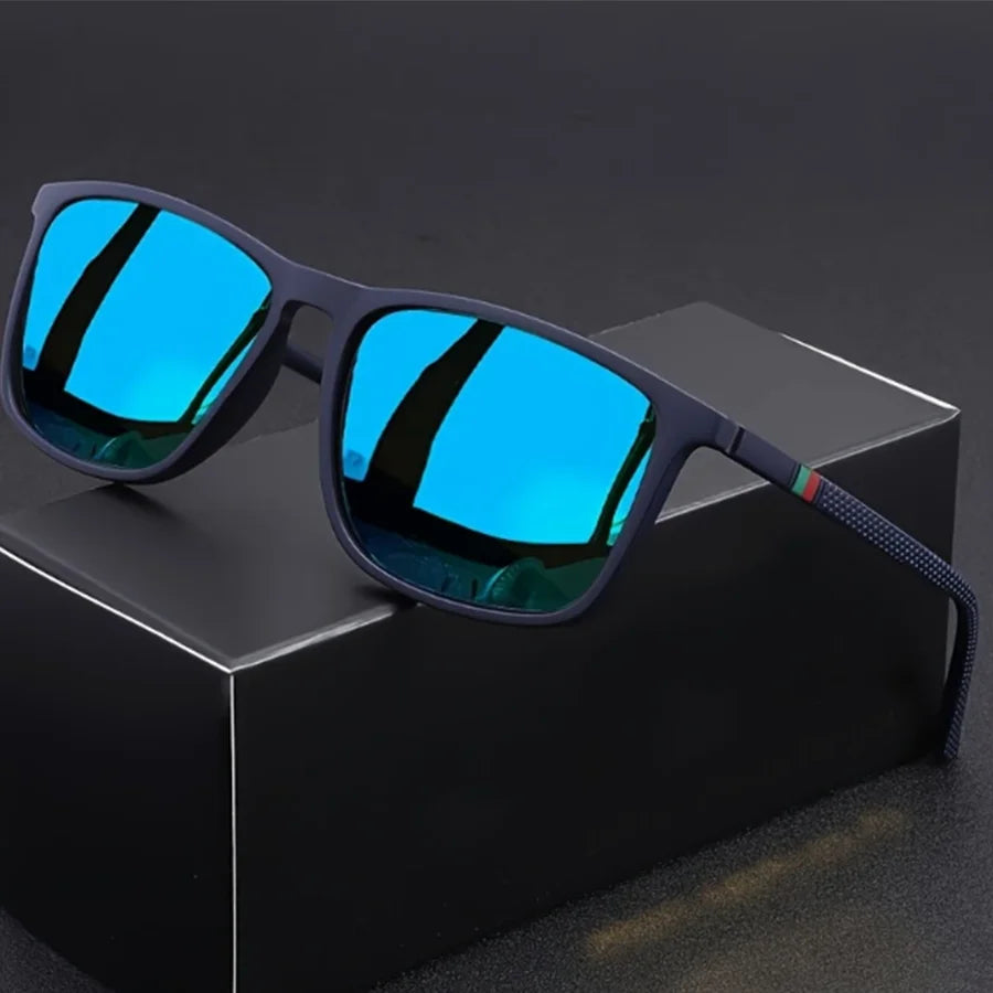 Hindfield Manhattan Black – Rectangular Sunglasses