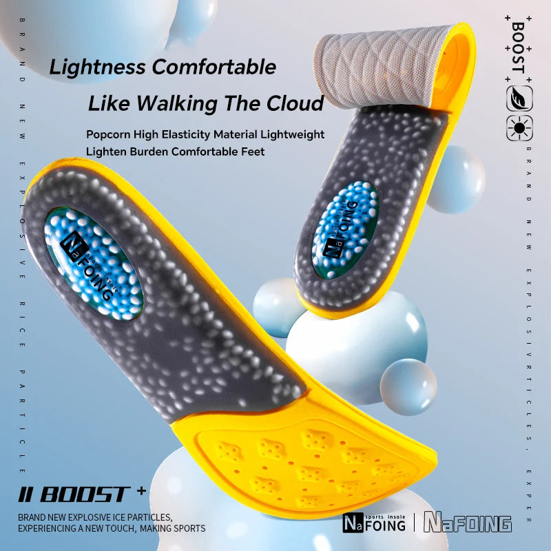 Men’s Comfortable Shoe Insoles – Shock Absorption and Breathable Design