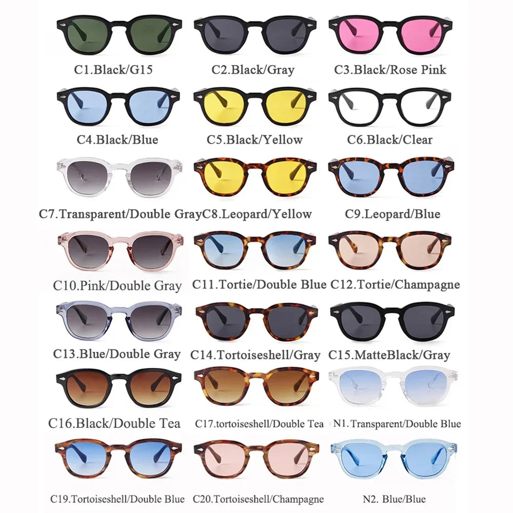 Paris Azure β Round Sunglasses