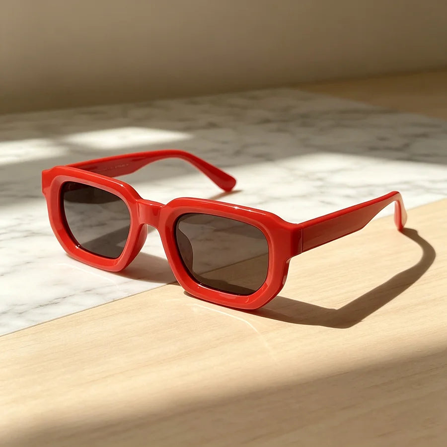 Roma Riviera – Vintage Rectangle Sunglasses
