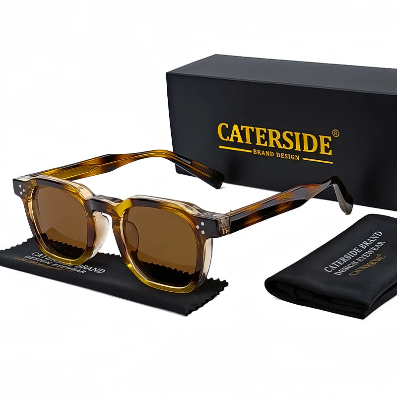 Caterside London Noir – Square Punk Sunglasses
