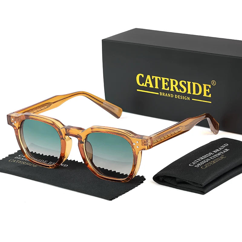 Caterside London Noir – Square Punk Sunglasses