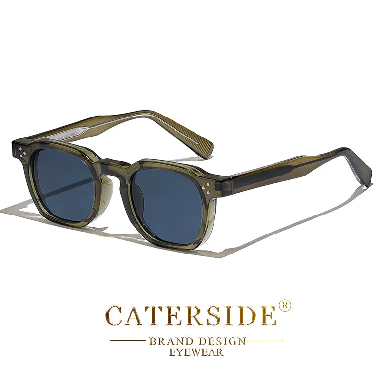 Caterside London Noir – Square Punk Sunglasses