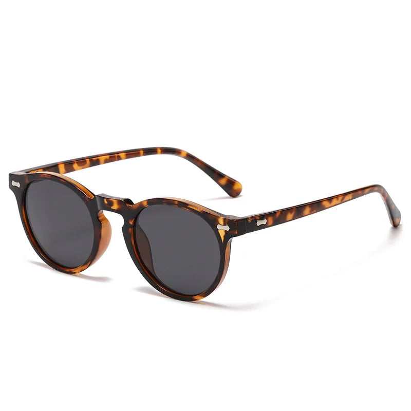 Shengmeiyu Riviera Tea – Round Polarized Sunglasses