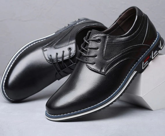 Men’s Casual Leather Shoes – Comfortable and Versatile Design
