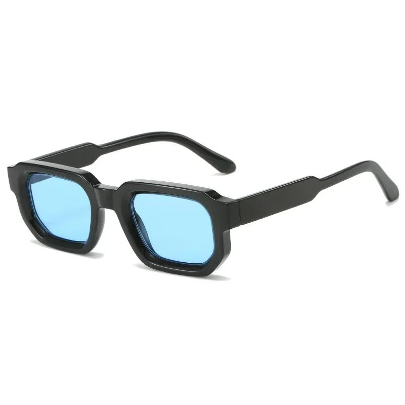 Saint-Tropez Blue – Retro Square Sunglasses