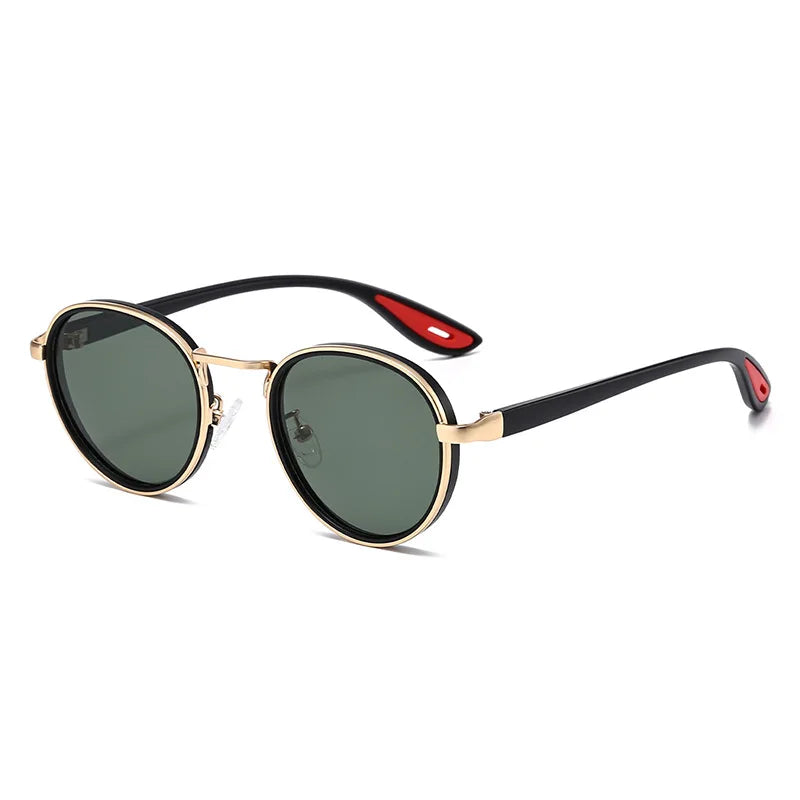 Klassnum Roma Noir – Vintage Round Sunglasses