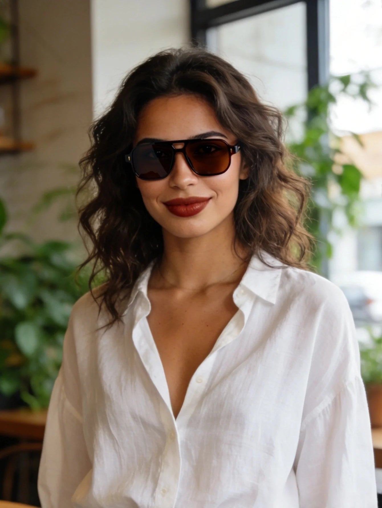 Cartier Double Beam – Oversized Square Sunglasses