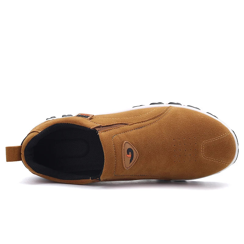 Men’s Leather Loafers Slip-On – Lightweight and Breathable Comfort