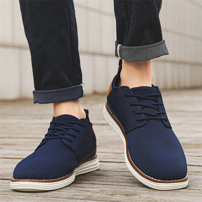 Men’s Casual Brogue Shoes – Lightweight and Breathable Design