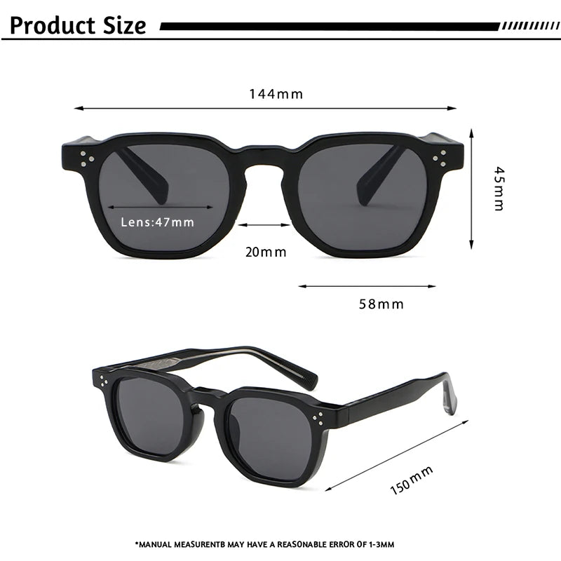 Caterside Berlin Riot – Square Punk Sunglasses