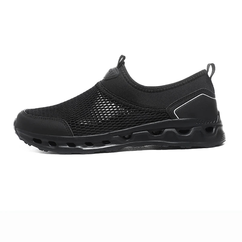 Men’s Ultra Comfortable Walking Shoes – Breathable Slip-On Design