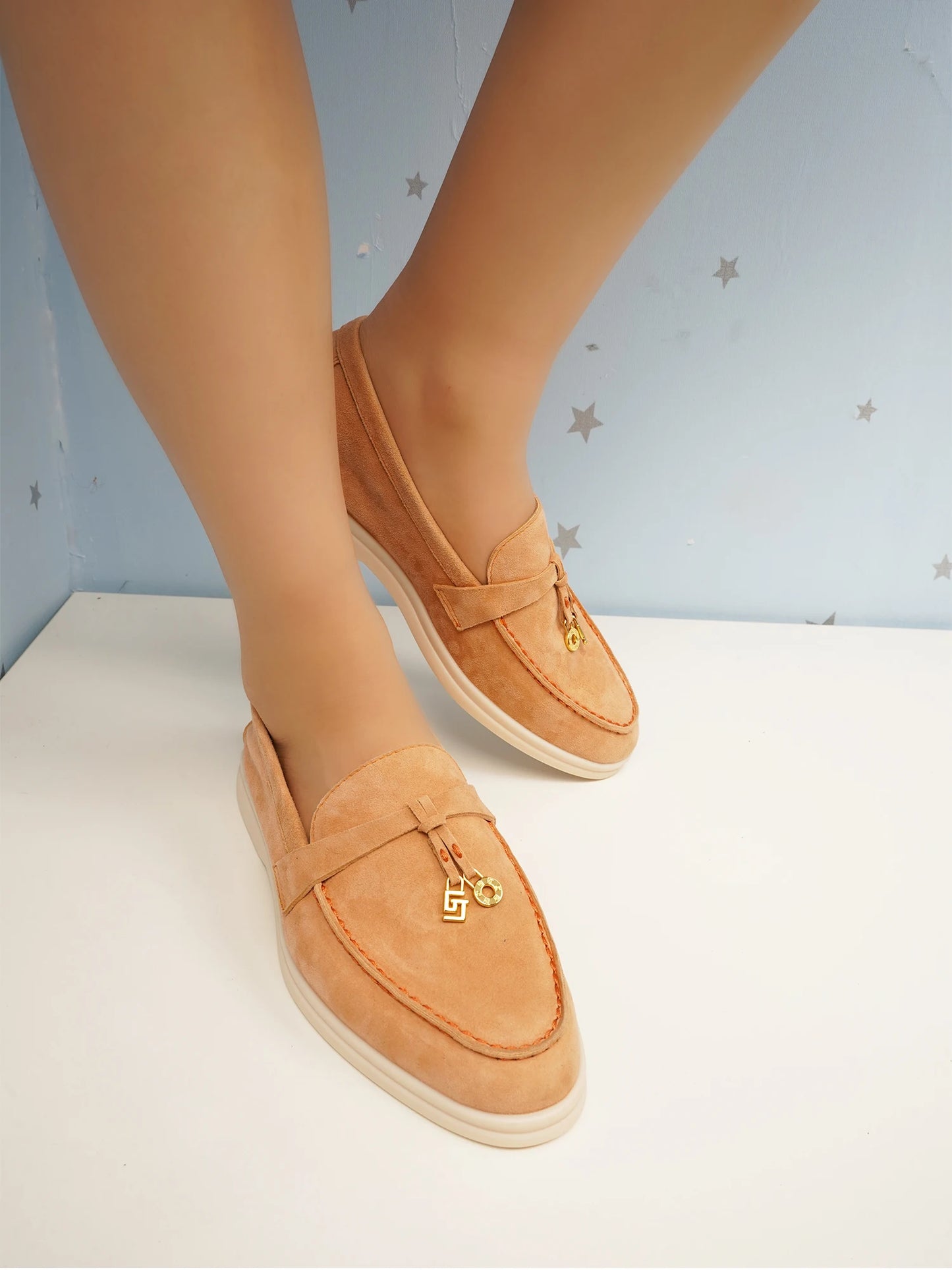 Women's Luxury Suede Loafers – Ultra Comfortable and Elegant Design