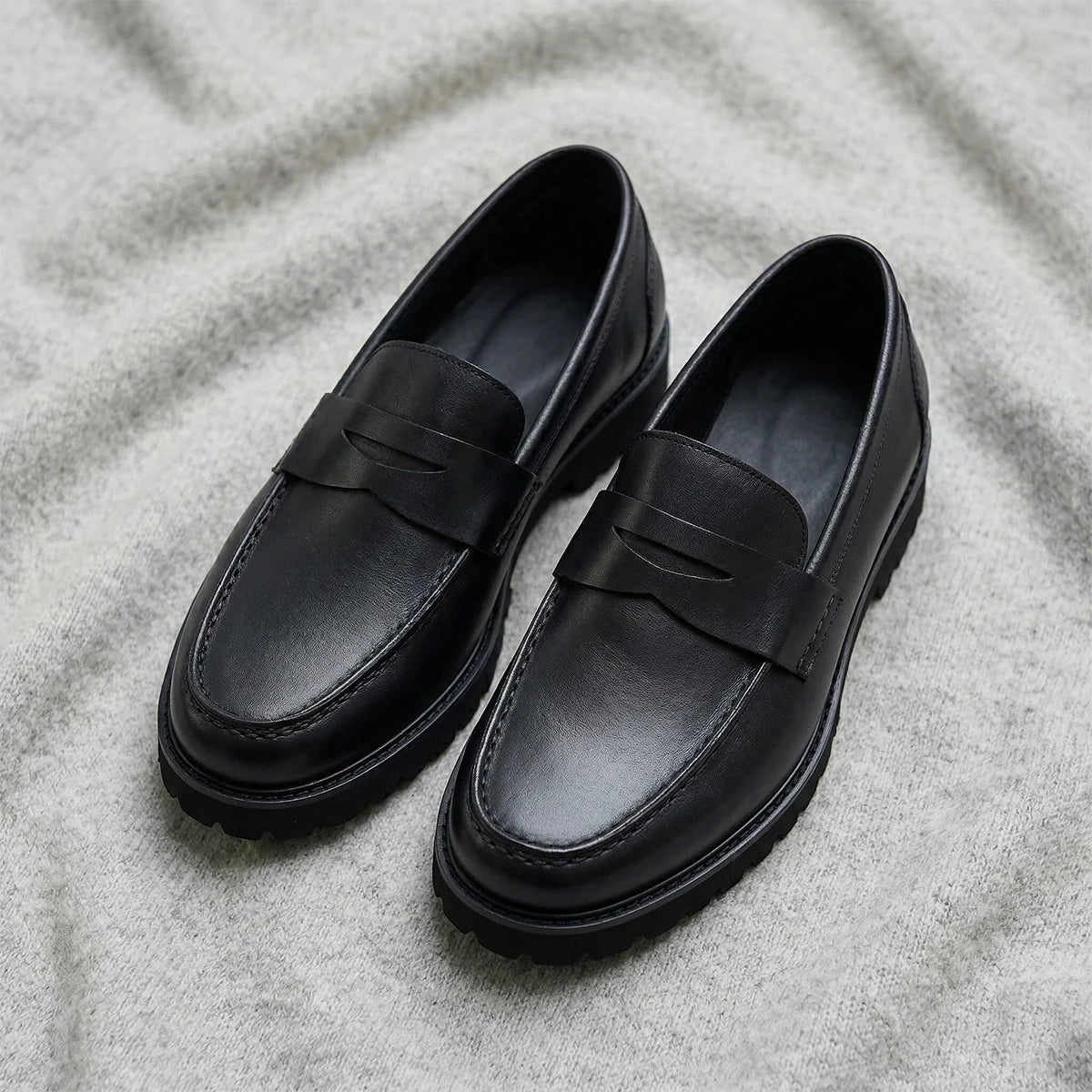 Women's Premium Leather Penny Loafers – Ultra Comfortable and Stylish