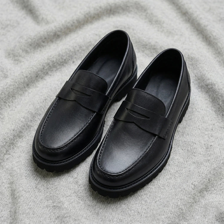 Women's Premium Leather Penny Loafers – Ultra Comfortable and Stylish