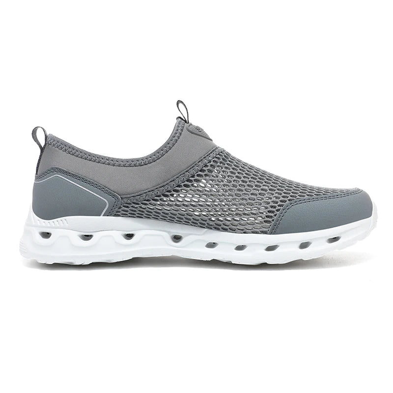 Men’s Ultra Comfortable Walking Shoes – Breathable Slip-On Design