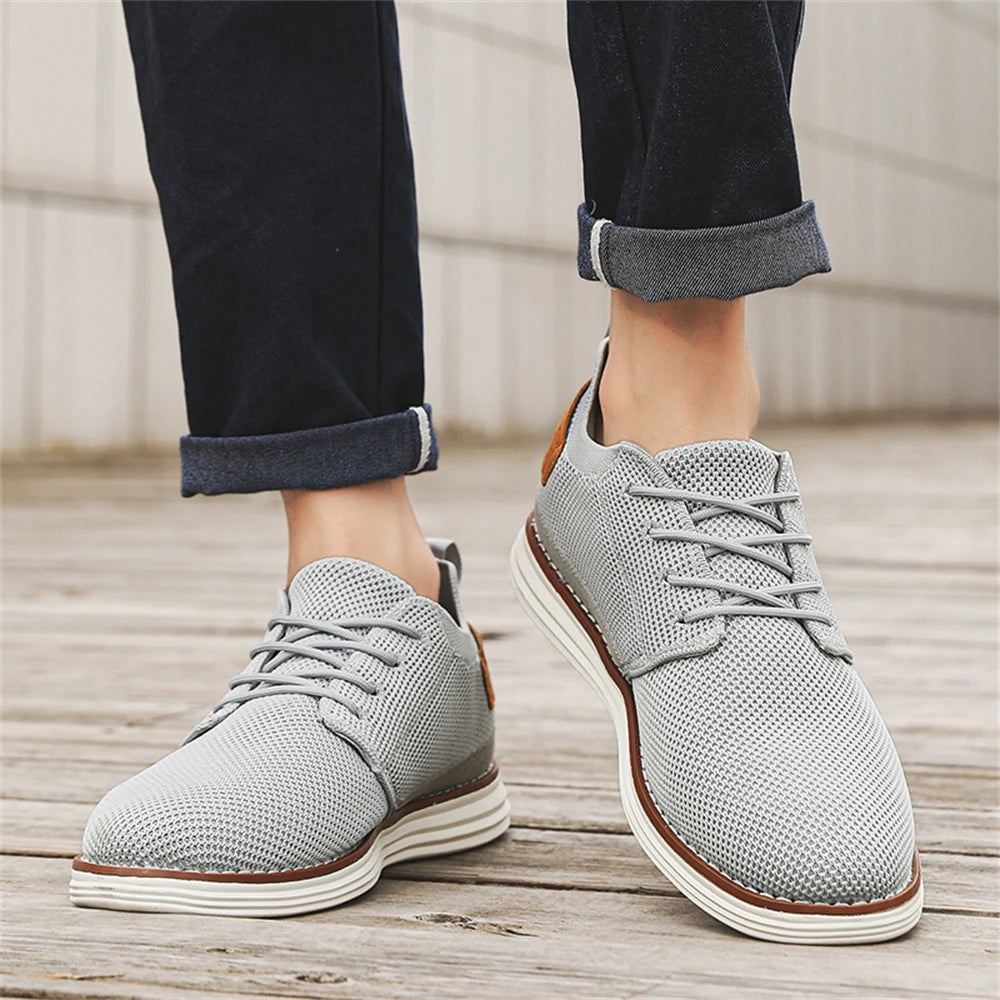 Men’s Casual Brogue Shoes – Lightweight and Breathable Design