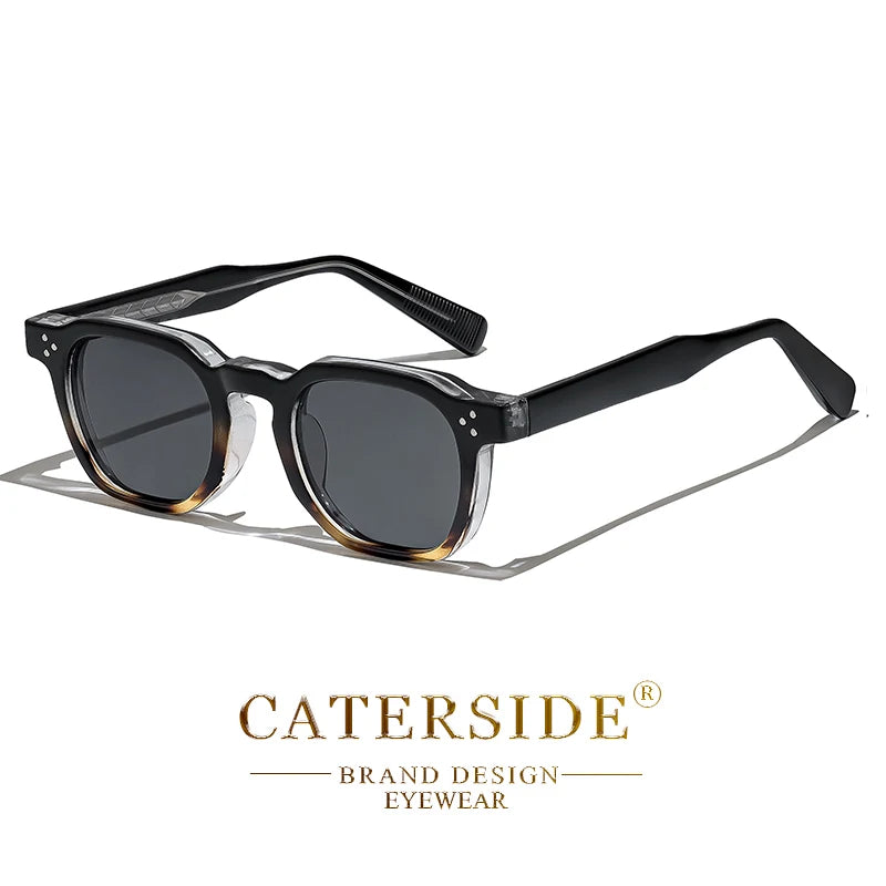 Caterside London Noir – Square Punk Sunglasses