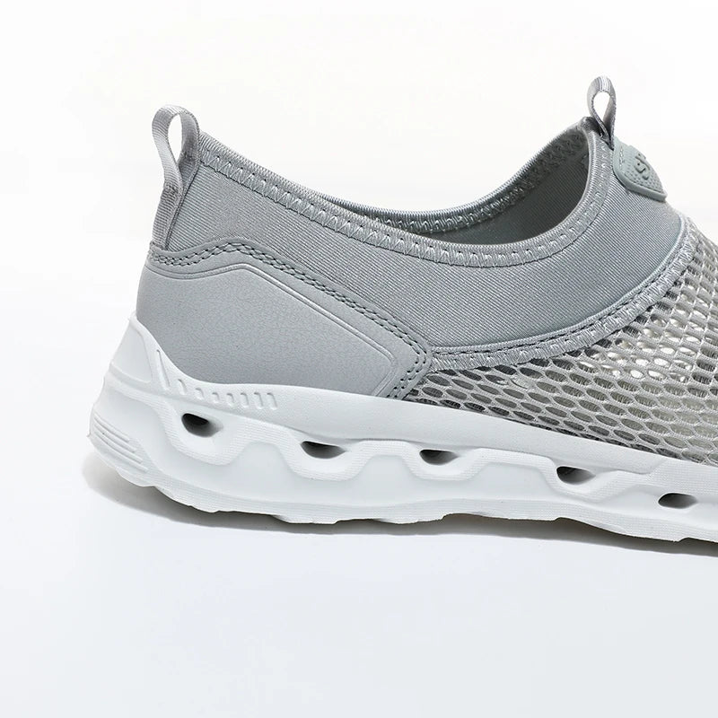 Men’s Ultra Comfortable Walking Shoes – Breathable Slip-On Design