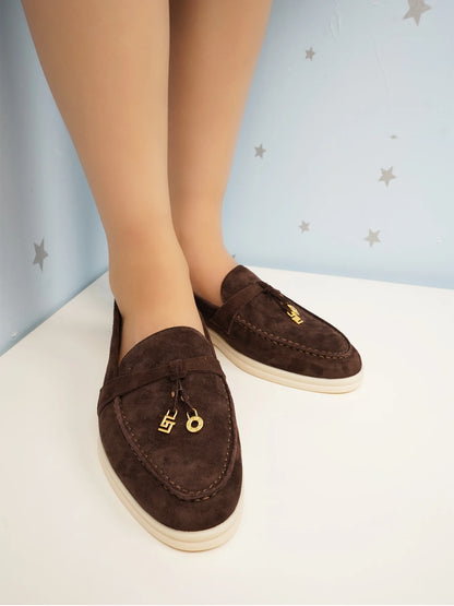 Women's Luxury Suede Loafers – Ultra Comfortable and Elegant Design
