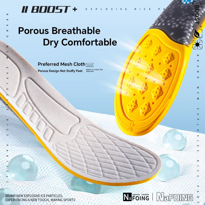 Men’s Comfortable Shoe Insoles – Shock Absorption and Breathable Design