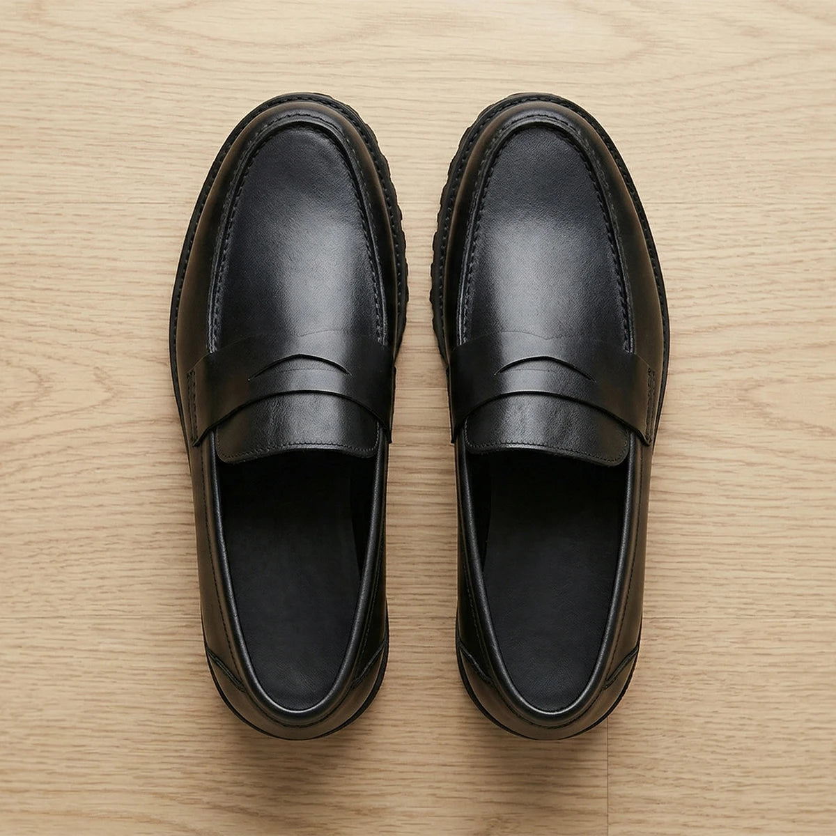 Women's Premium Leather Penny Loafers – Ultra Comfortable and Stylish