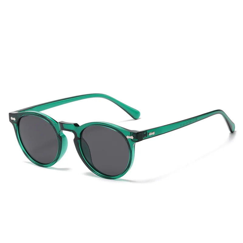 Shengmeiyu Riviera Tea – Round Polarized Sunglasses