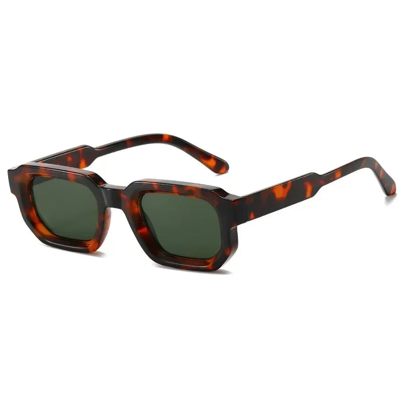Saint-Tropez Blue – Retro Square Sunglasses