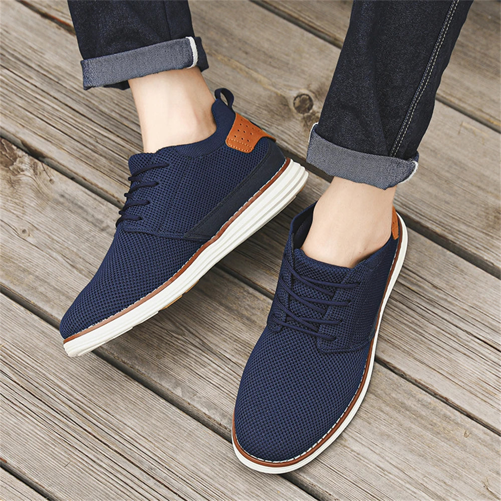 Men’s Casual Brogue Shoes – Lightweight and Breathable Design