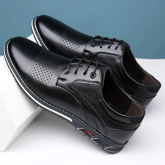 Men’s Casual Leather Shoes – Comfortable and Versatile Design