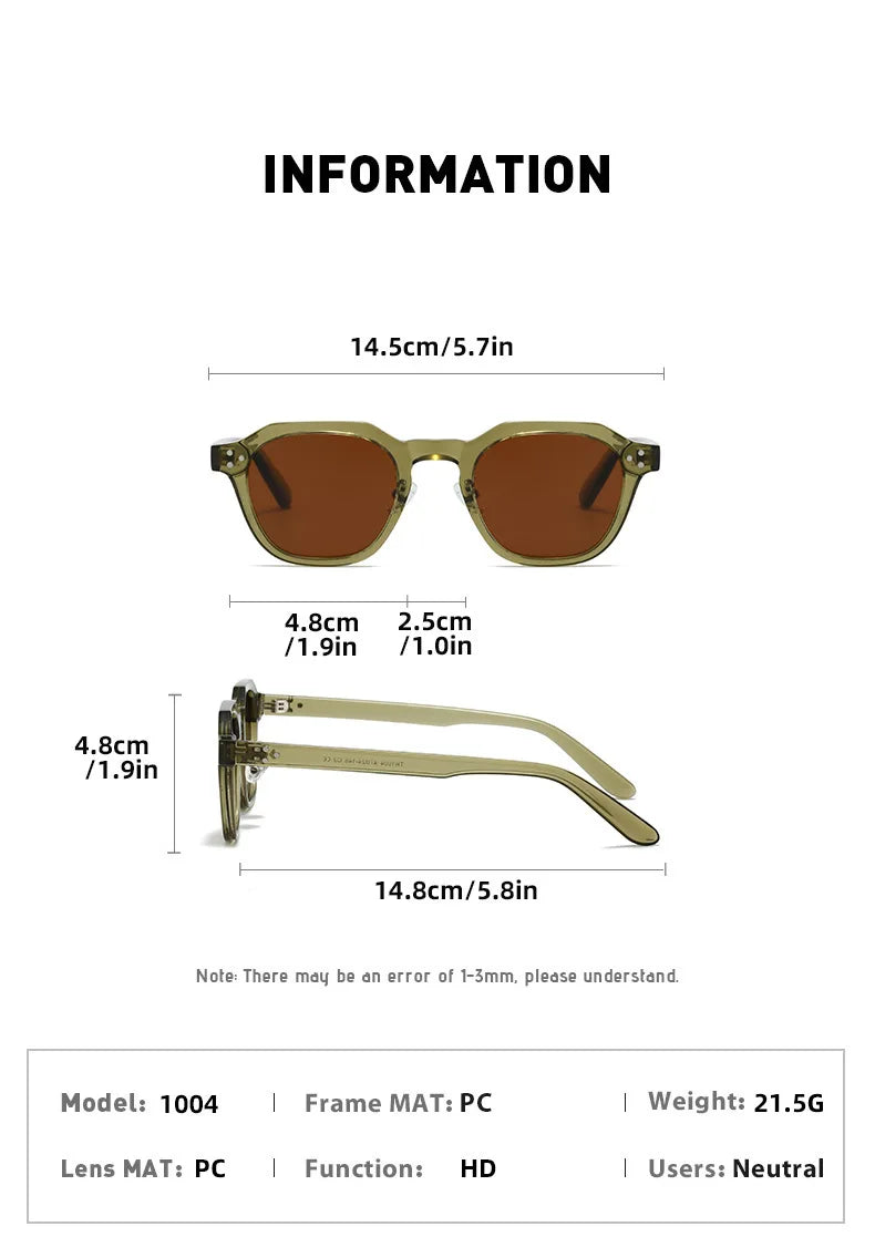 Monaco Vector – Ultralight TR90 Polarized Sunglasses