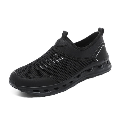 Men’s Ultra Comfortable Walking Shoes – Breathable Slip-On Design