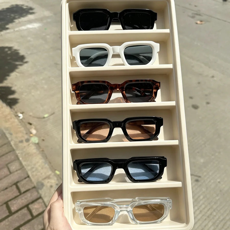 Roma Riviera – Vintage Rectangle Sunglasses