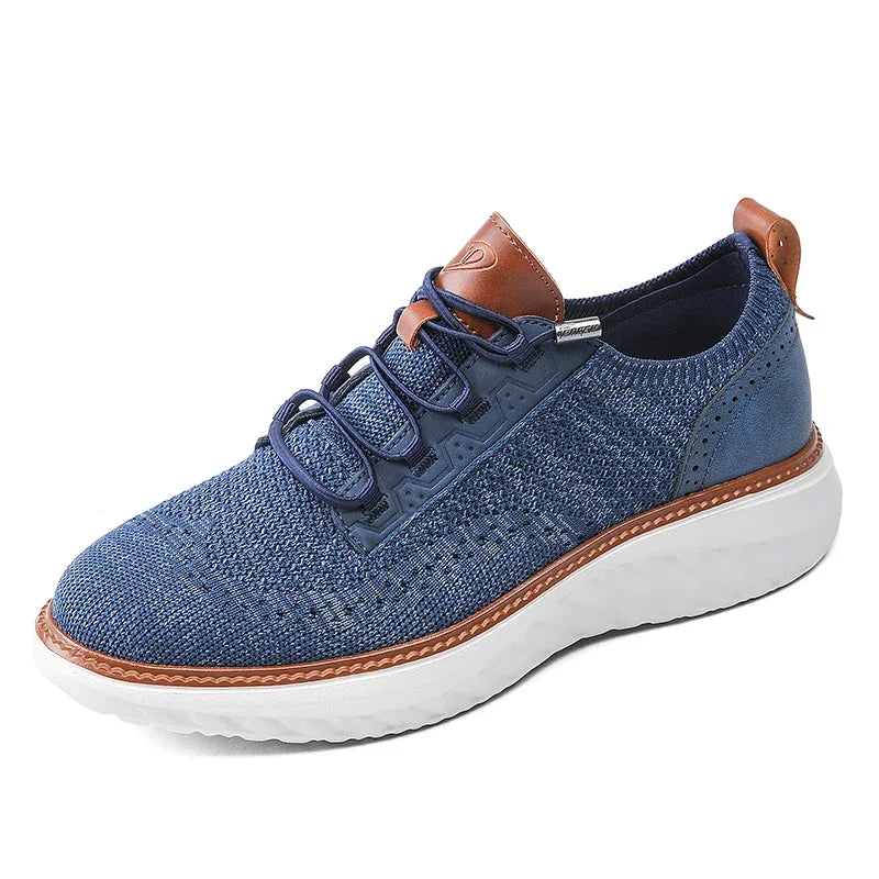 Men’s Lightweight Casual Shoes – Breathable Mesh and Rubber Sole