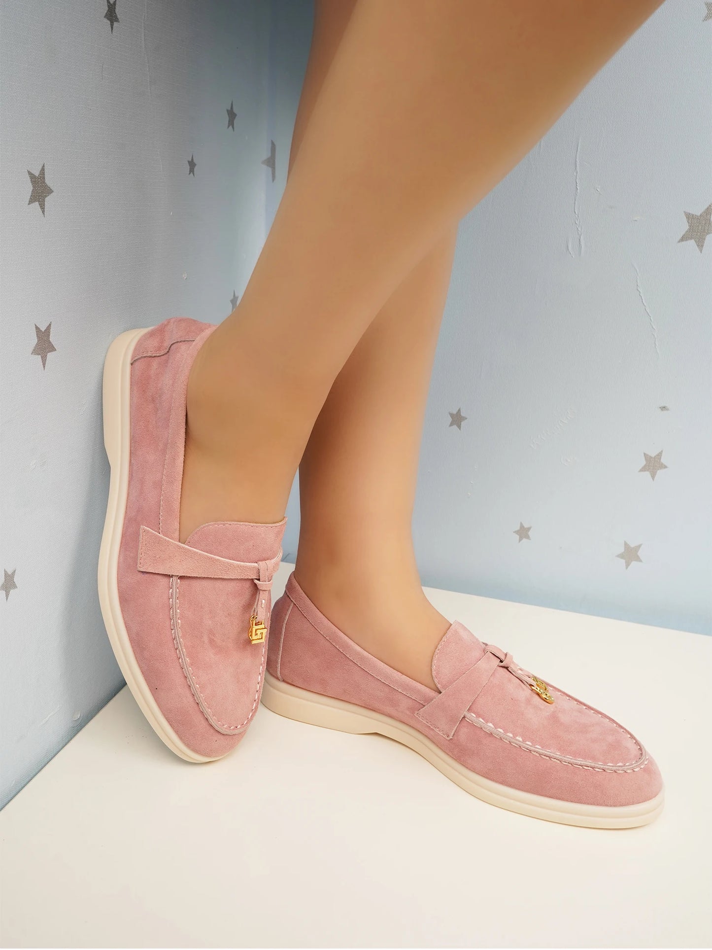 Women's Luxury Suede Loafers – Ultra Comfortable and Elegant Design