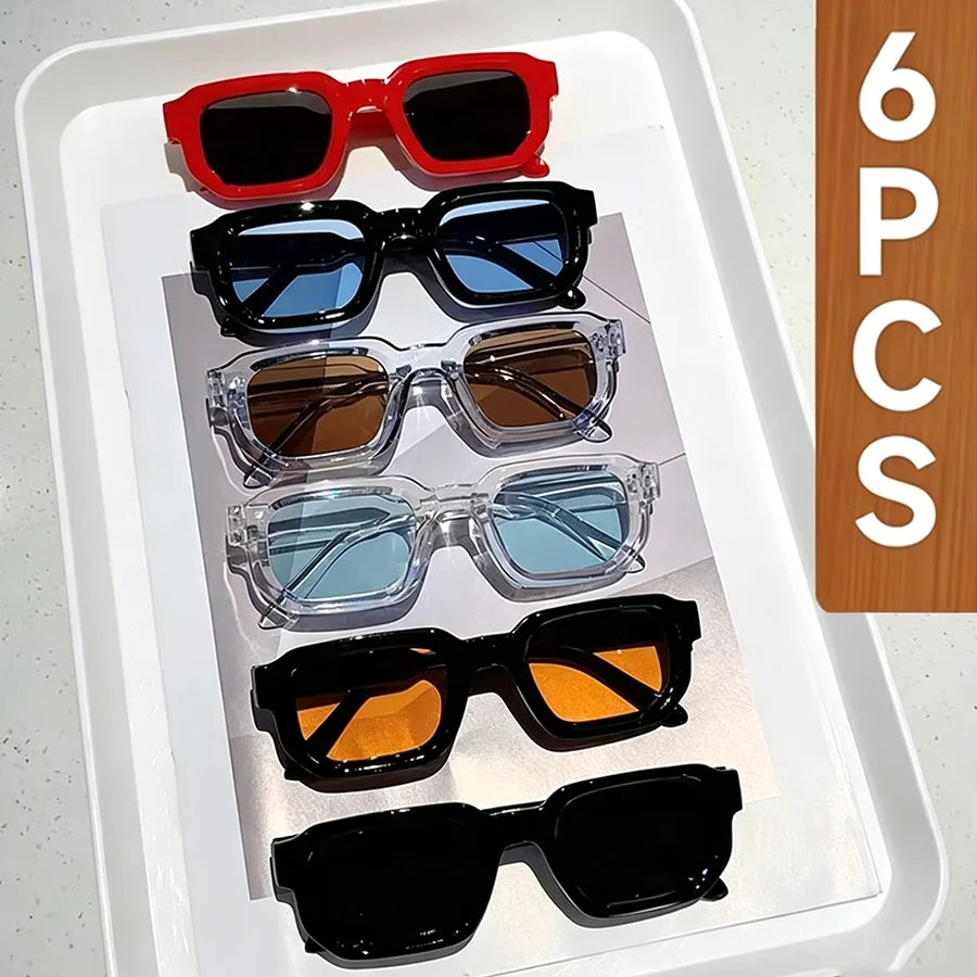 Roma Riviera – Vintage Rectangle Sunglasses