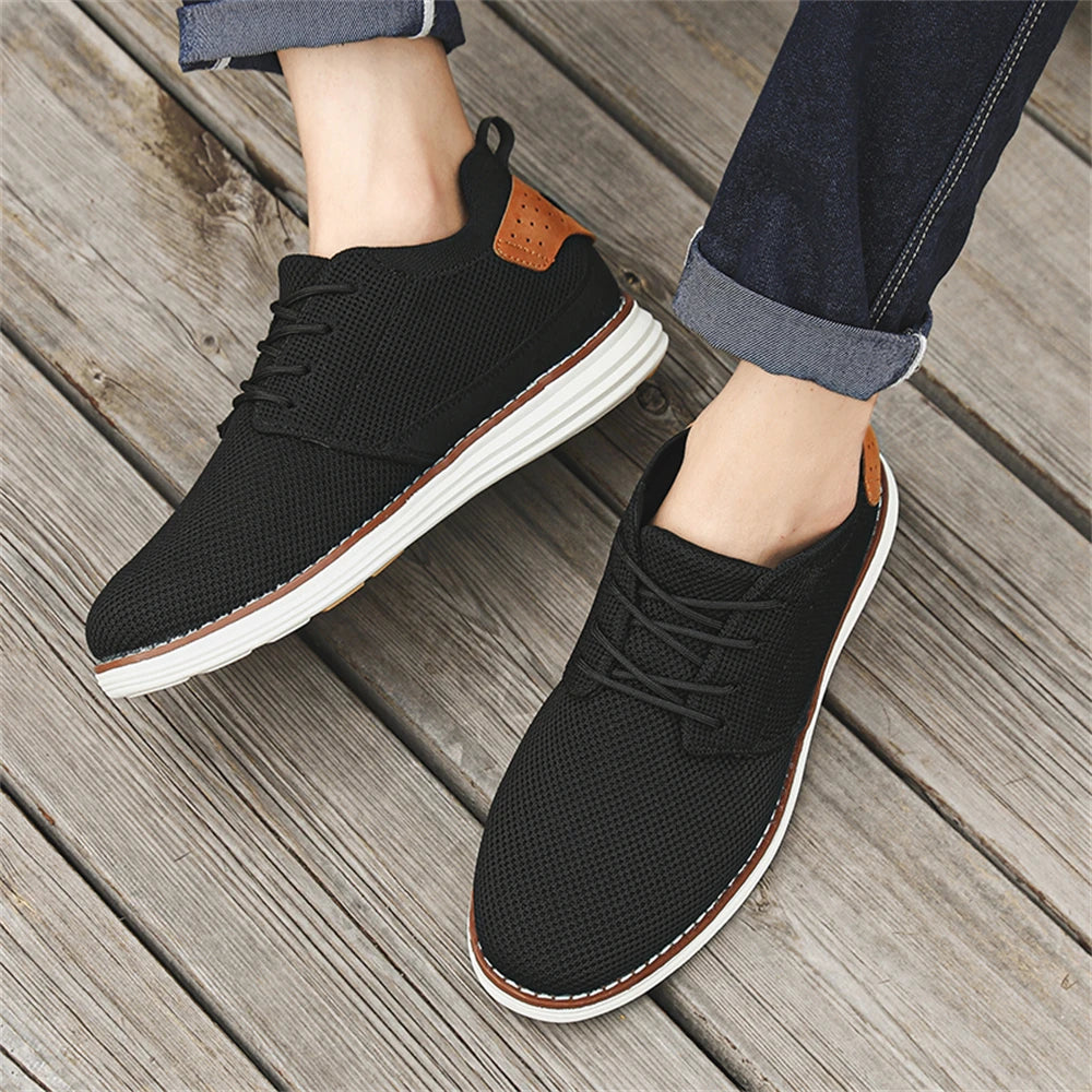 Men’s Casual Brogue Shoes – Lightweight and Breathable Design