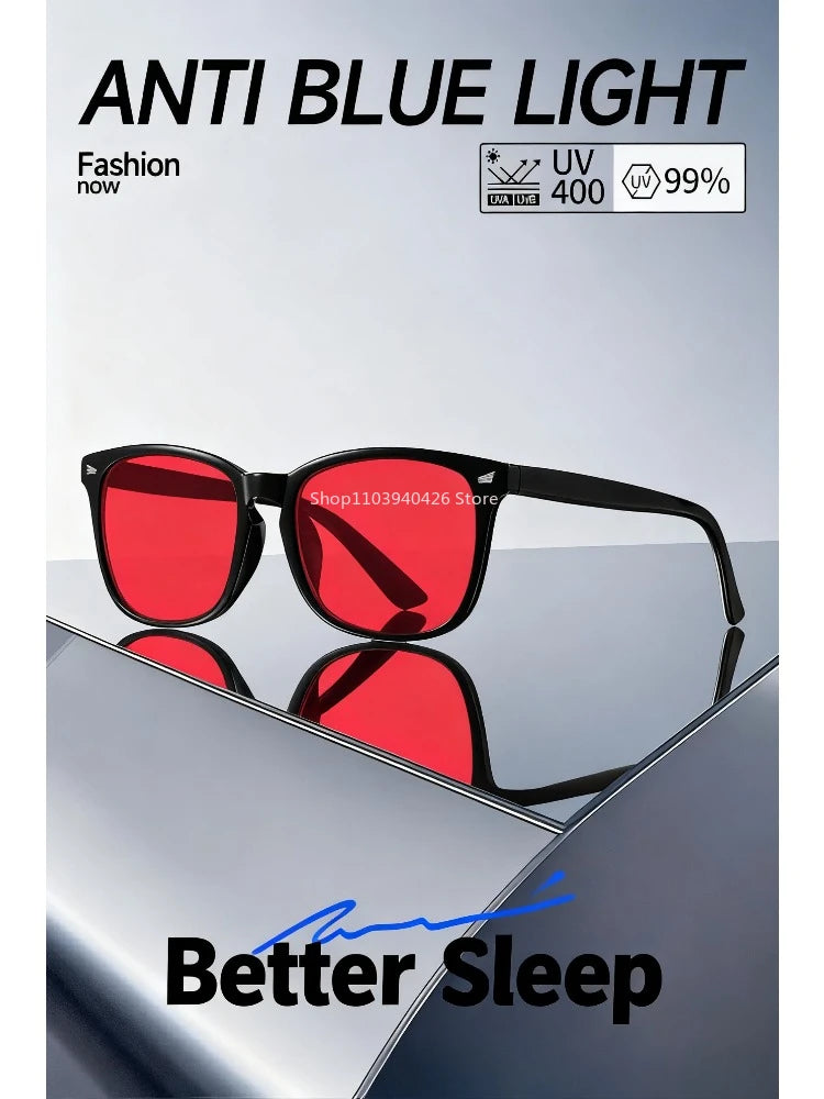 Nocturne Amber – Red Lens Blue Light Blocking Glasses