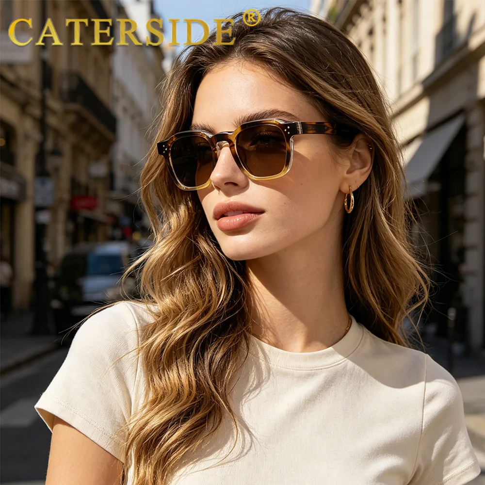 Caterside London Noir – Square Punk Sunglasses