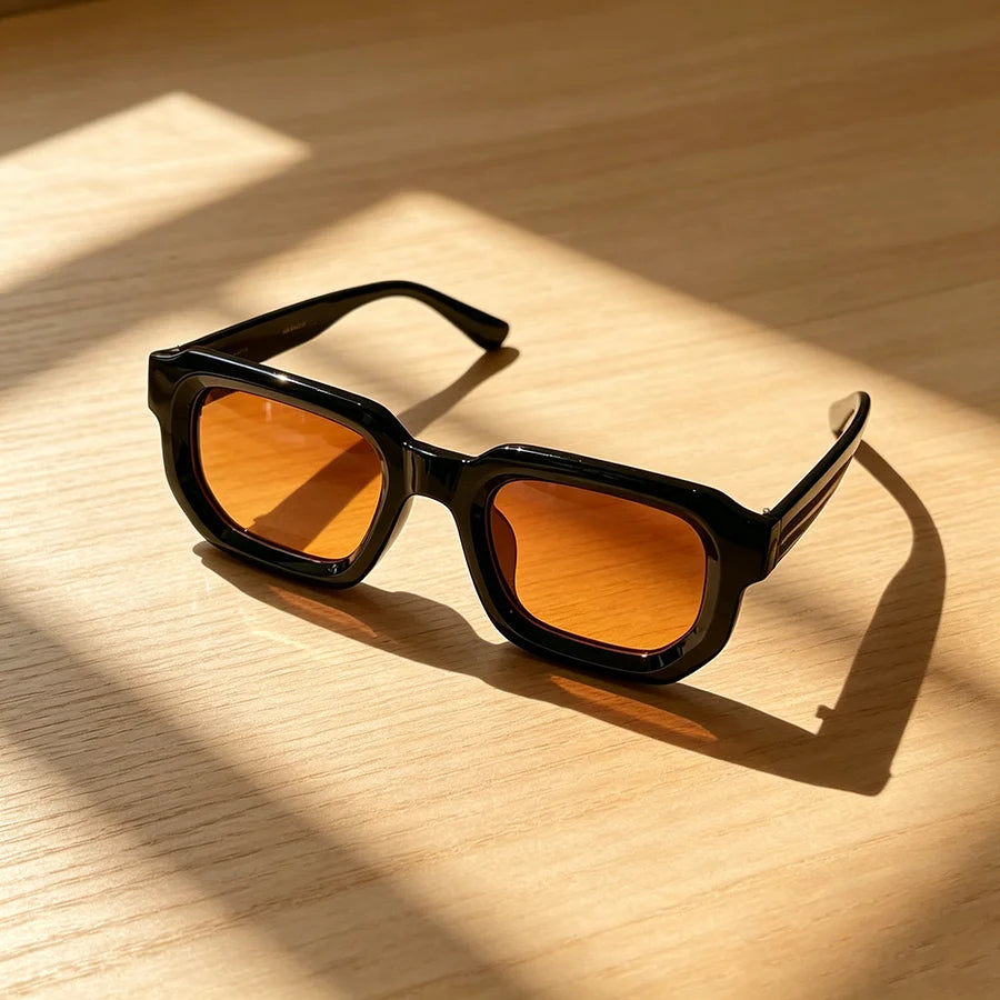 Roma Riviera – Vintage Rectangle Sunglasses