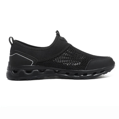 Men’s Ultra Comfortable Walking Shoes – Breathable Slip-On Design