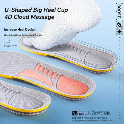 Men’s Comfortable Shoe Insoles – Shock Absorption and Breathable Design