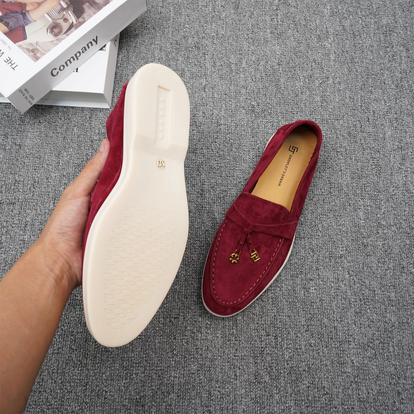 Women's Luxury Suede Loafers – Ultra Comfortable and Elegant Design